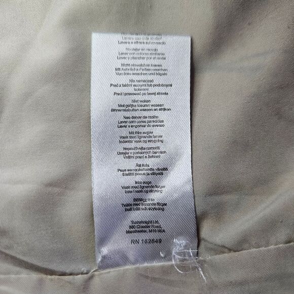 4th + Reckless Seana Boxy Long Line Oversize Menswear Inspired Trench Coat Tan M - Picture 12 of 12